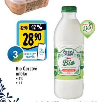 Albert Bio čerstvé mléko nabídka