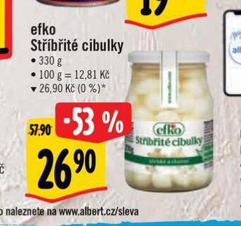 Albert Efko stříbřité cibulky nabídka
