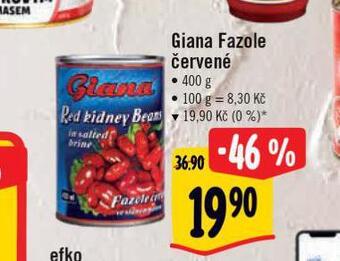 Albert Giana fazole nabídka