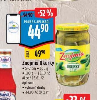 Albert Znojmia okurky nabídka