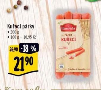 Albert Kuřecí párky nabídka
