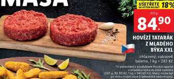 Lidl Hovězí tatarák z mladého býka xxl, 300 g nabídka