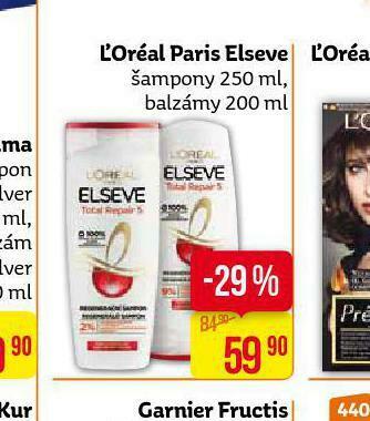Teta Loreal paris elseve šampon, balzám nabídka