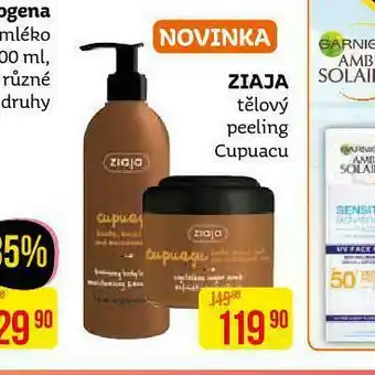 Teta Ziaja tělový peeling cupuacu nabídka