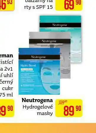 Teta Neutrogena hydrogelové masky nabídka