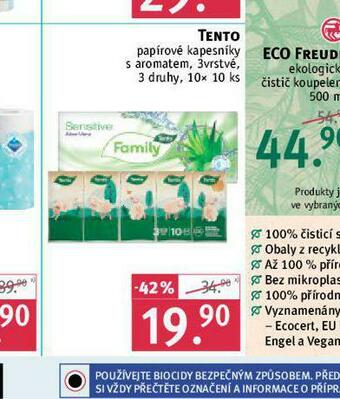 Rossmann Tento papírové kapesníky nabídka