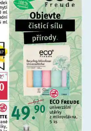 Rossmann Eco freude univerzální utěrky z mikrovlákna nabídka