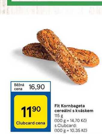 Tesco Fit kornbageta cereální s kváskem 115 g nabídka