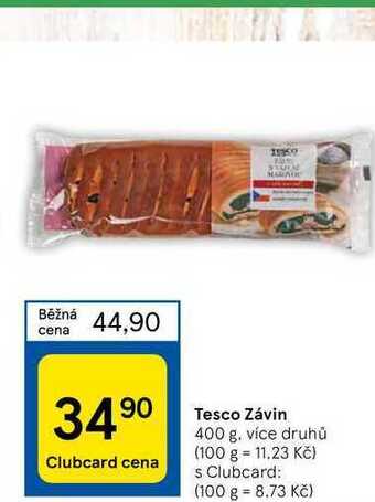 Tesco Tesco závin 400 g nabídka
