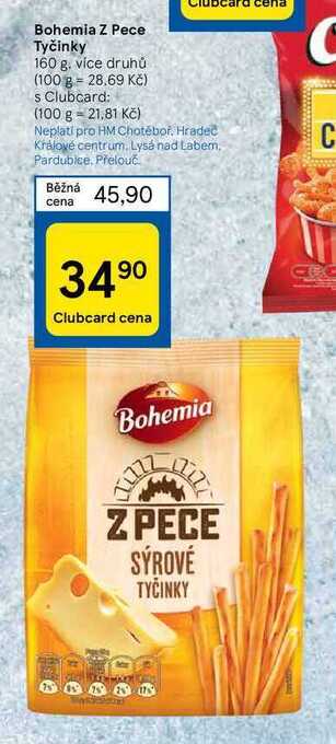 Tesco Bohemia z pece tyčinky 160 g nabídka