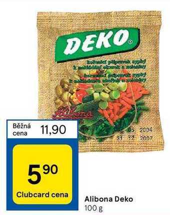 Tesco Alibona deko 100 g nabídka