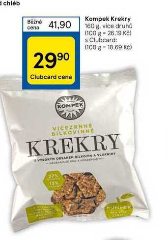 Tesco Kompek krekry 160 g nabídka