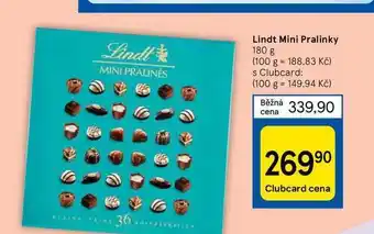 Tesco Lindt mini pralinky 180 g nabídka