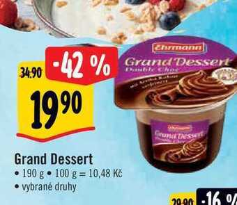 Albert Grand dessert 190 g nabídka