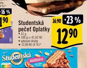 Albert Studentská pečeť oplatky 31 g nabídka