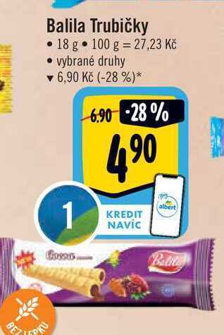 Balila trubičky 18 g