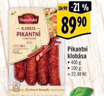 Albert Pikantní klobása • 400 g nabídka