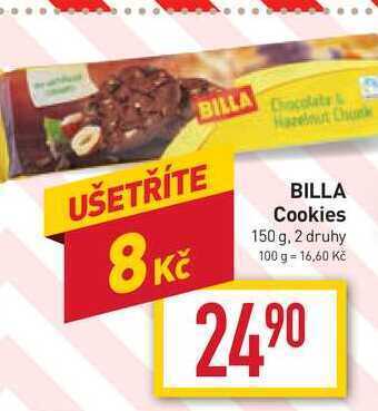 Billa Billa cookies 150 g nabídka