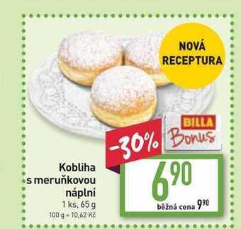 Billa Kobliha s meruňkovou náplní 1 ks, 65 g nabídka