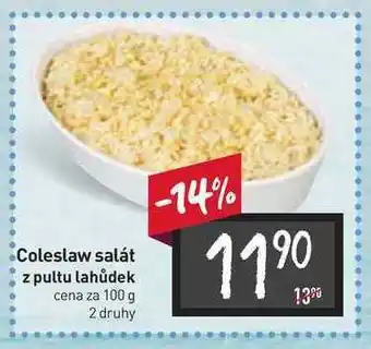 Coleslaw salát z pultu lahůdek cena za 100 g