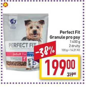 Billa Perfect fit granule pro psy 1400 g nabídka
