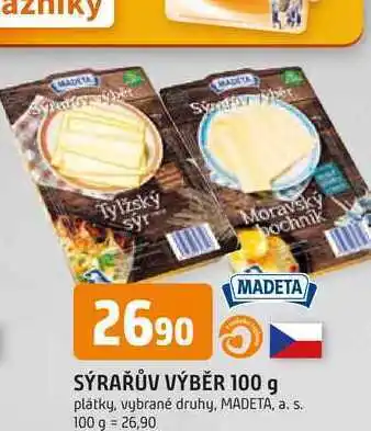 Trefa Madeta sýrařův výběr 100g nabídka