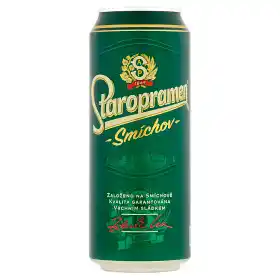 Staropramen smíchov pivo výčepní světlé 0,5l (plech) 0.5l