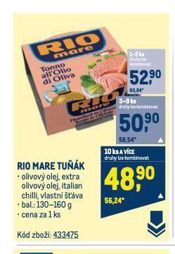 Makro Rio mare tuňák nabídka