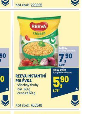 Makro Instantní nudle reeva nabídka