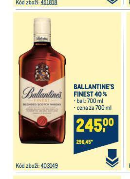 Makro Ballantine's finest nabídka