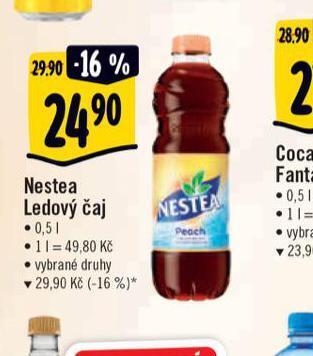 Albert Nestea ledový čaj nabídka
