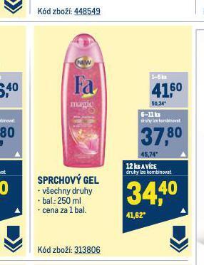Makro Fa sprchový gel nabídka