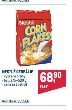 Makro Nestlé cereálie nabídka