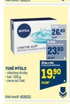 Makro Nivea mýdlo nabídka