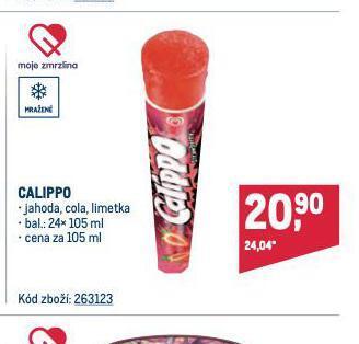 Makro Zmrzlina calippo nabídka