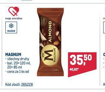 Makro Zmrzlina magnum nabídka