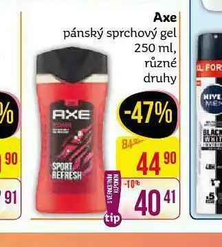 Teta Axe pánský sprchový gel nabídka