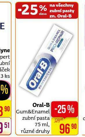 Teta Oral-b zubní pasta nabídka