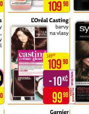 Teta Loreal casting barva na vlasy nabídka