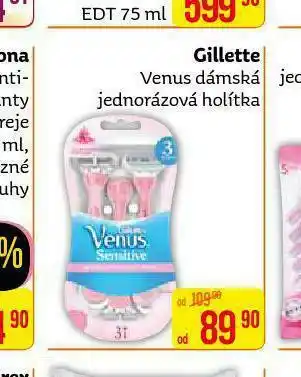 Teta Gillette venus dámská jednorázová holítka nabídka