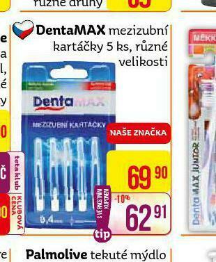 Teta Dentamax mezizubní kartáčky nabídka