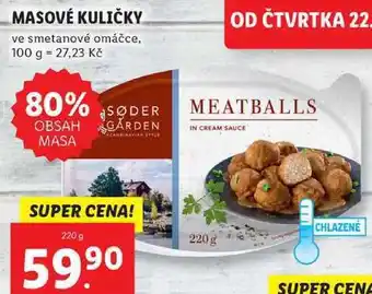 Lidl Masové kuličky, 220 g nabídka