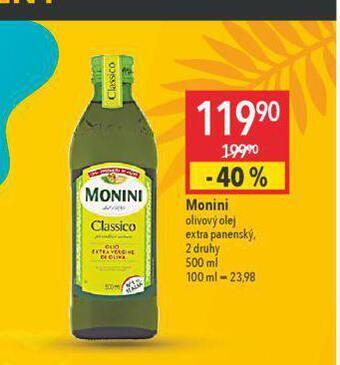 Globus Monini olivový olej nabídka