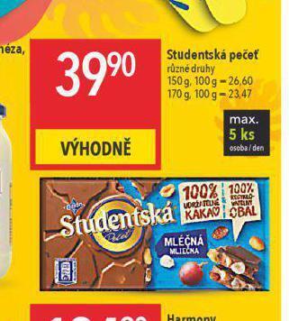 Globus Studentská pečeť nabídka