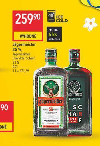 Globus Jagermeister nabídka