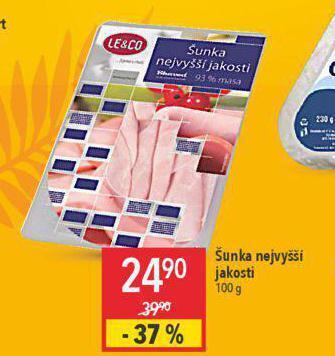 Globus Šunka nejvyšší jakosti nabídka