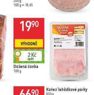 Globus Dušená šunka nabídka
