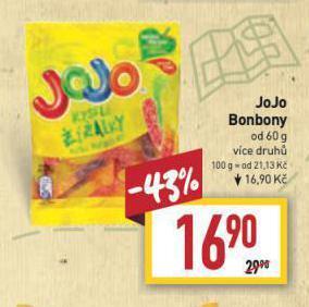Billa Jojo bonbony nabídka