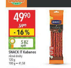 Globus Snack it kabanos nabídka