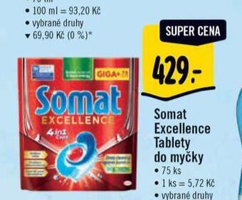 Albert Somat excellence tablety do myčky nabídka